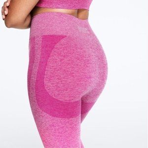 NWOT Victoria's Secret PINK Seamless Pink Ombre Leggings XS
